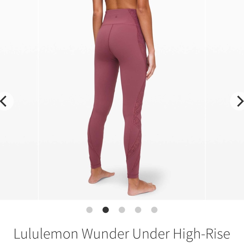 Lululemon legging Wunder under